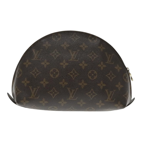 LOUIS VUITTON Monogram Trousse Demi Ronde Cosmetic Pouch M47520 LV Auth 94325 - Picture 13 of 16